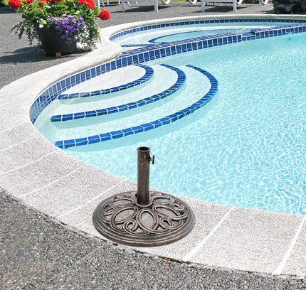 23 lb 17 3/4" Round Umbrella Base Stand