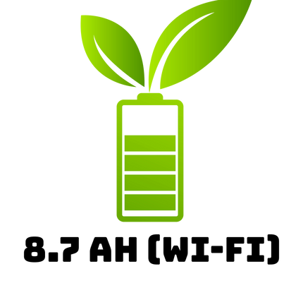 Extra Premium Robotic Lawn Mower 8.7Ah Battery - Inductive Charging