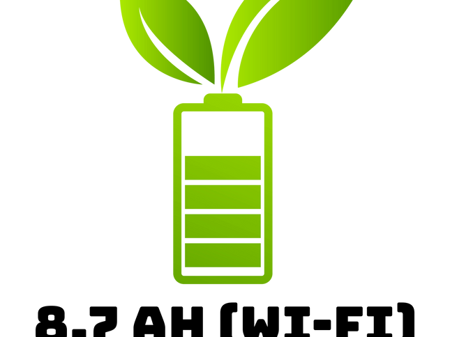 Extra Premium Robotic Lawn Mower 8.7Ah Battery - Inductive Charging