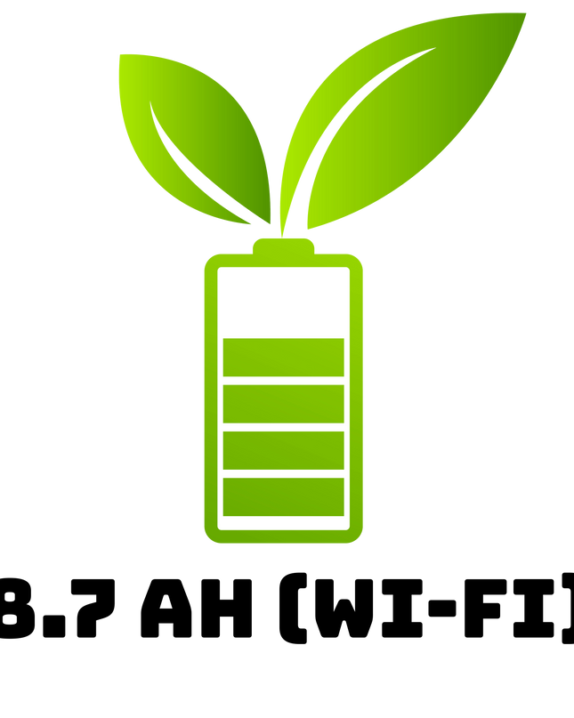 Extra Premium Robotic Lawn Mower 8.7Ah Battery - Inductive Charging