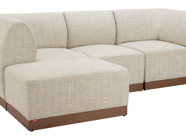 Christy Armless Chair Beige