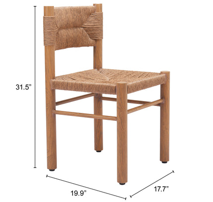 Iska Dining Chair (Set of 2) Natural