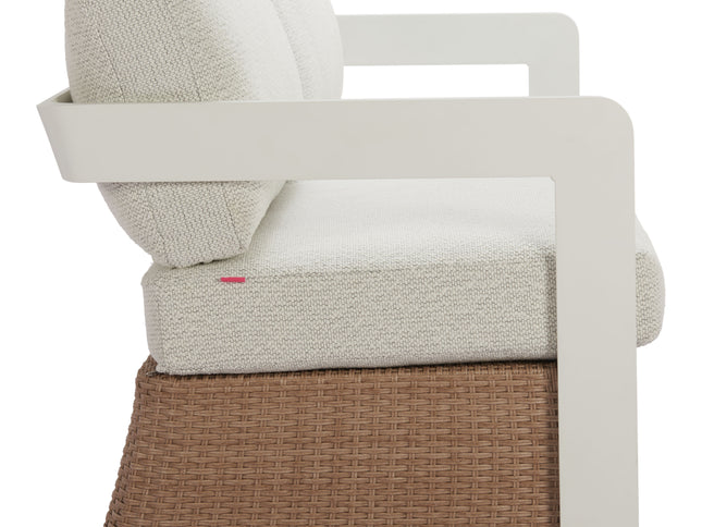 Gelo Sofa White & Brown