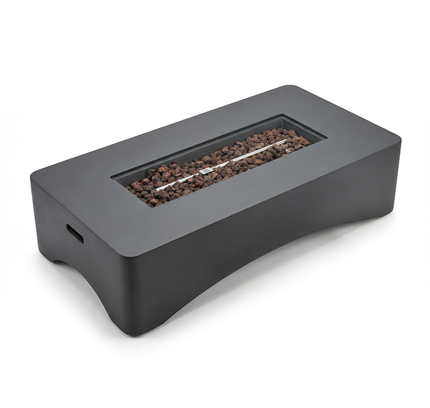 56" Rectangular Propane Fire Pit Table
