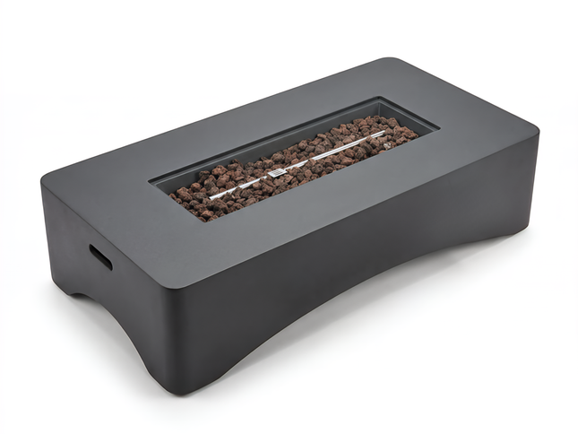 56" Rectangular Propane Fire Pit Table