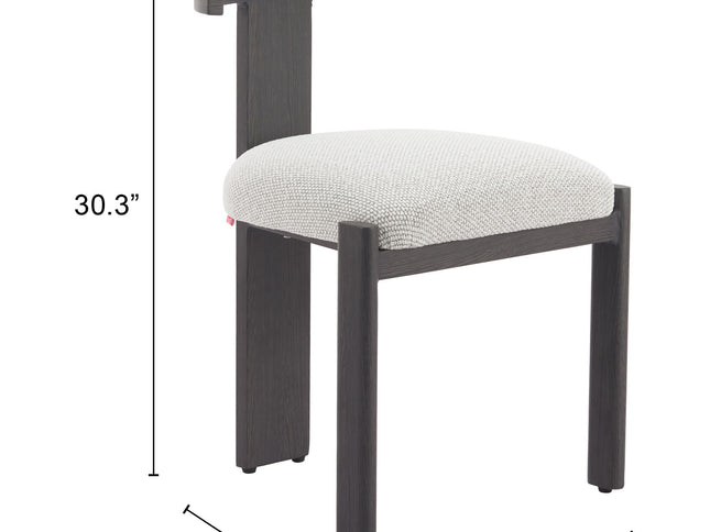 Tiana Dining Chair Black & Beige