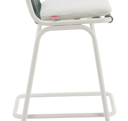 Luft Barstool (Set of 2) White & Green