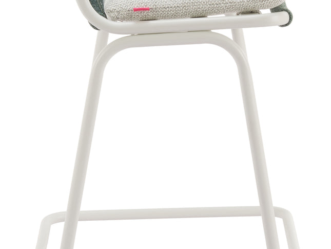 Luft Barstool (Set of 2) White & Green