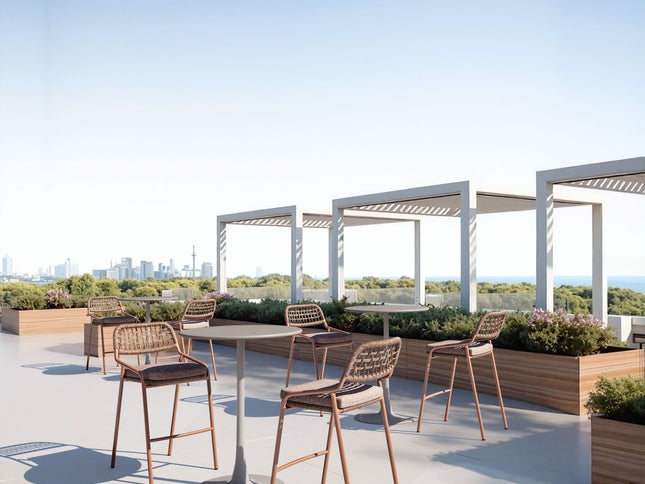 Rio Barstool (Set of 2) Brown