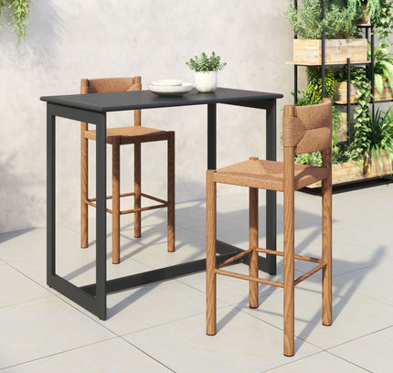 Iska Barstool (Set of 2) Natural
