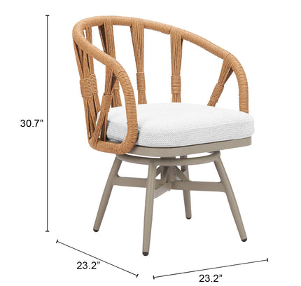 Safal Swivel Dining Chair Multicolor