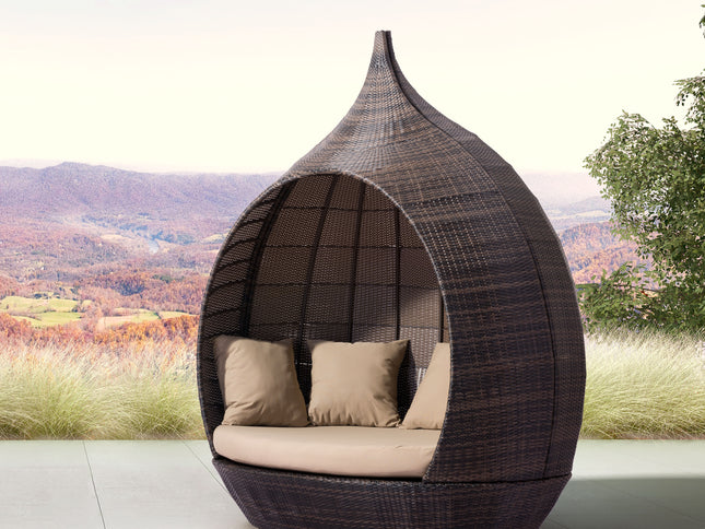 Martinique Beach Daybed Brown & Beige