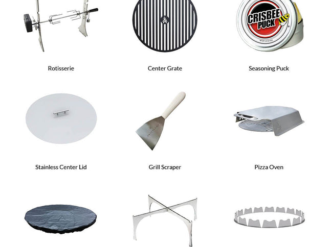 Arteflame Classic 40″ Fire Pit with Cooktop, CORTEN, Multiple Bases