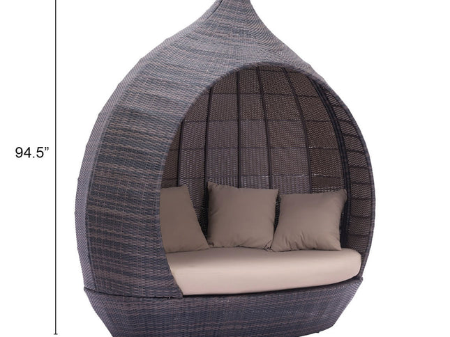 Martinique Beach Daybed Brown & Beige