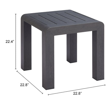 Rolig Side Table Black