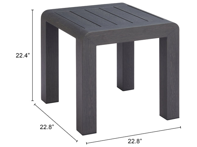 Rolig Side Table Black