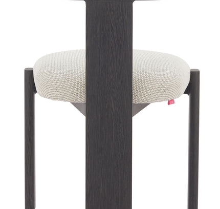 Tiana Dining Chair Black & Beige