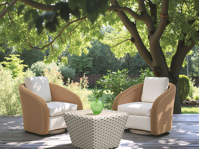 Solara Swivel Chair Ivory