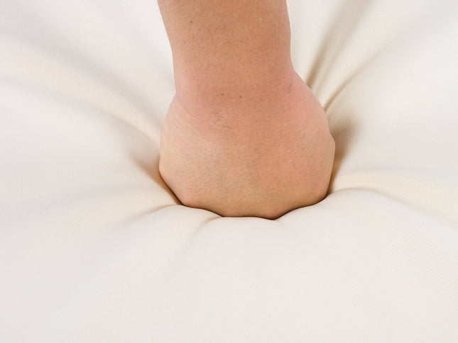 5-Piece Acacia Wood Outdoor Dining Set with Rope Braided Chairs & Round Table — Teak