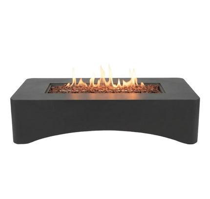 56" Rectangular Propane Fire Pit Table