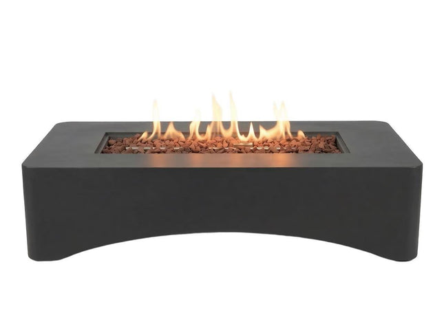 56" Rectangular Propane Fire Pit Table