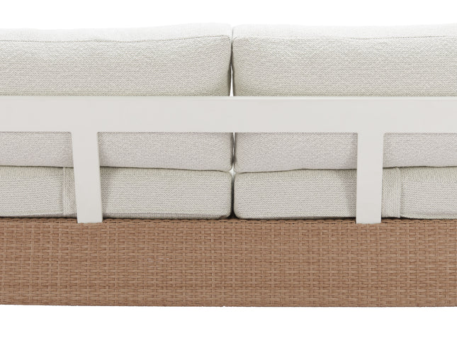 Gelo Sofa White & Brown