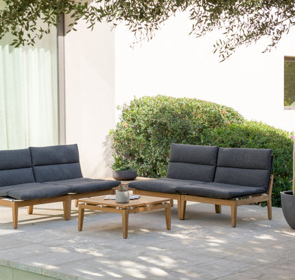 Arno Modular Side Chair Light or Dark - 2pc