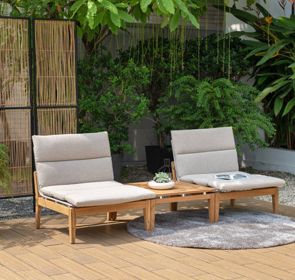 Arno 3pc Bistro Set Light