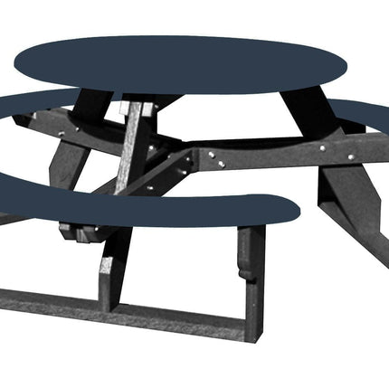 Open Round Table for Versatile and Customizable Outdoor Round Table Seating