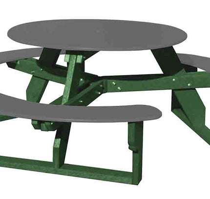 Open Round Table for Versatile and Customizable Outdoor Round Table Seating