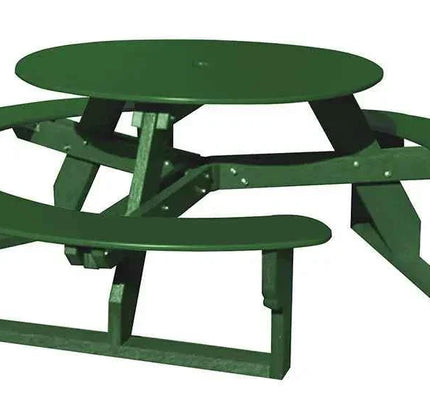 Open Round Table for Versatile and Customizable Outdoor Round Table Seating
