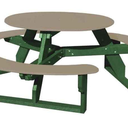 Open Round Table for Versatile and Customizable Outdoor Round Table Seating