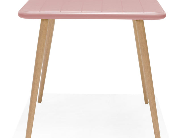 Nassau Square Table – Peony Pink Social Plastic®
