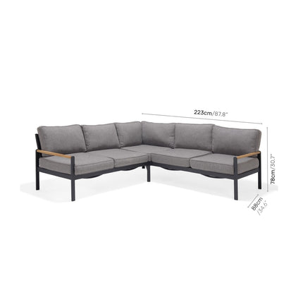 Amber Deluxe Kitchen Corner Set - 4pc
