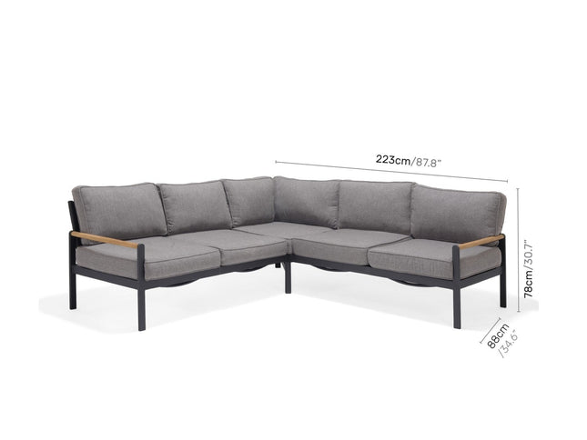 Amber Deluxe Kitchen Corner Set - 4pc