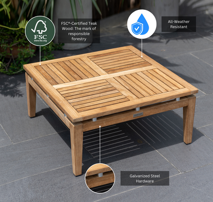 Arno 3pc Bistro Set Light