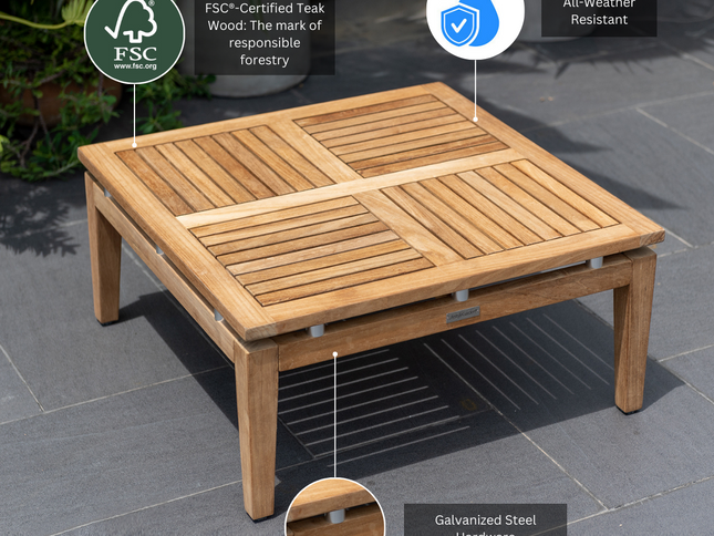 Arno 3pc Bistro Set Light