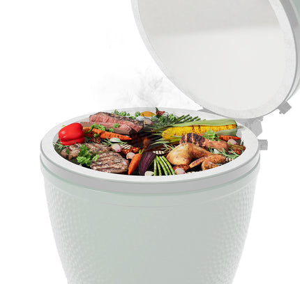 Arteflame Two-Piece Flat-Top Kit — Fits Big Green Egg® Charcoal Grills (Griddle Ring + Center Grill Grate)