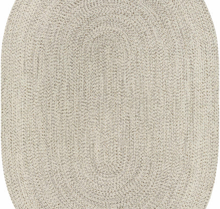 Beige Braided Faux Jute Outdoor Rug