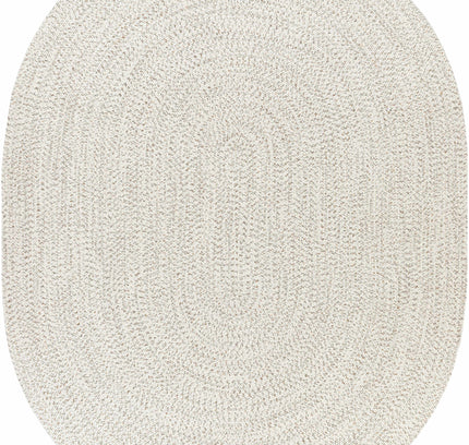 Beige Braided Faux Jute Outdoor Rug