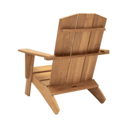 LOOMLAN Bainbridge 3-Piece FSC Teak Adirondack Lounge Set