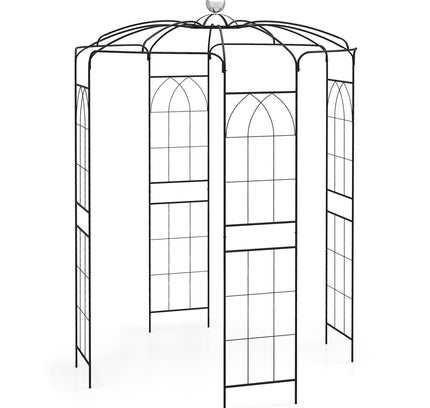 Birdcage Shape Gazebo for Climbing Plants and Wedding Ceremony Decor