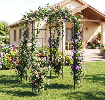 Birdcage Shape Gazebo for Climbing Plants and Wedding Ceremony Decor