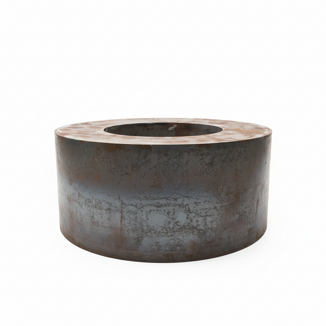 Wood-Burning Circular Corten Steel Fire Pit