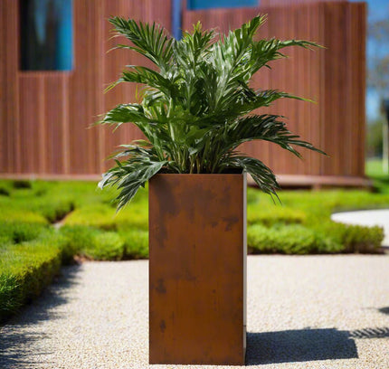 Corten Steel Column Planters