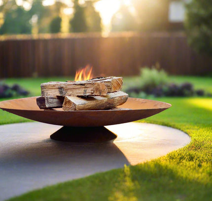 Corten Steel Fire Pit, Bowl, Water Bowl*, and Planter Bowl