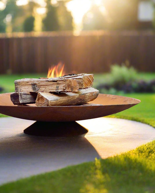 Corten Steel Fire Pit, Bowl, Water Bowl*, and Planter Bowl