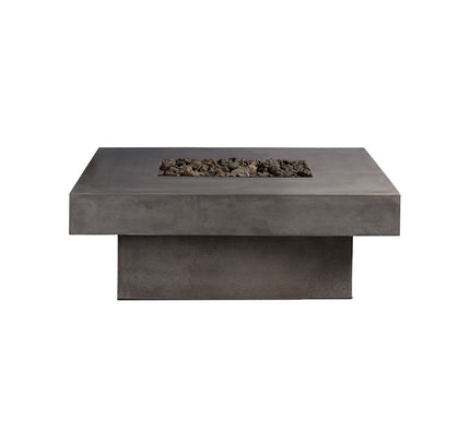 Platz - Square Concrete Fire Pit Table