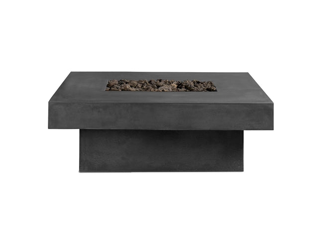Platz - Square Concrete Fire Pit Table