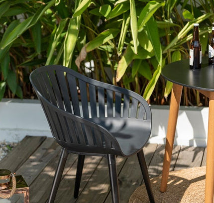 Nassau Resin and Aluminum Chairs - 4 Piece